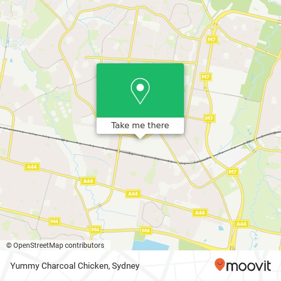Yummy Charcoal Chicken map