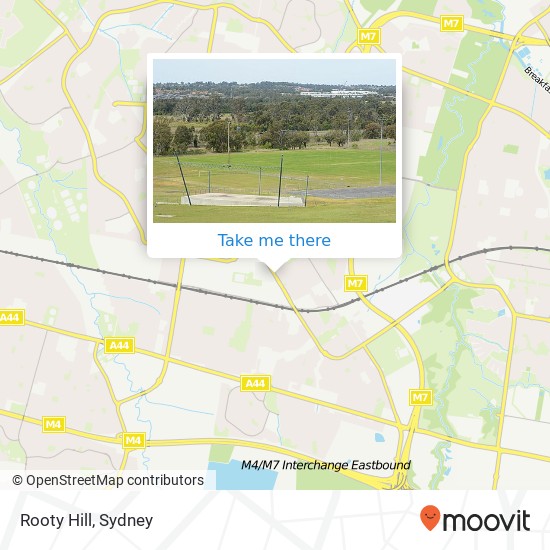 Rooty Hill map