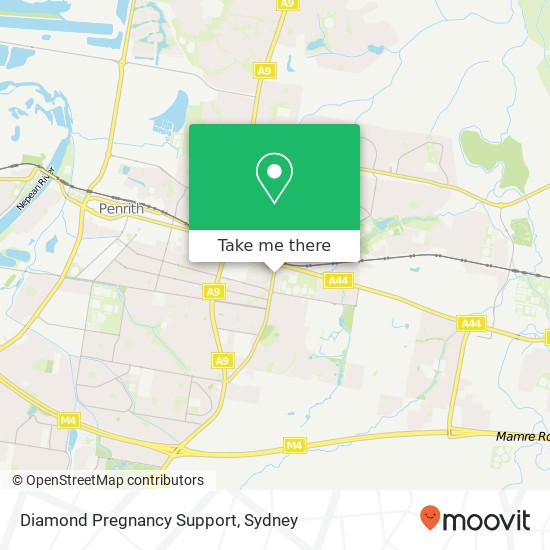 Diamond Pregnancy Support map