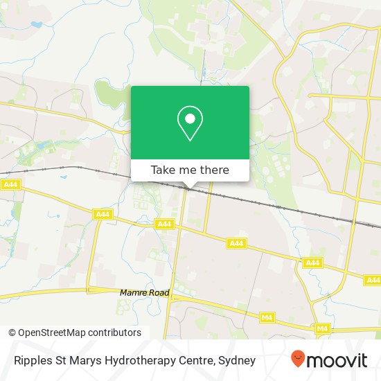 Mapa Ripples St Marys Hydrotherapy Centre