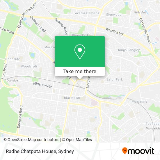 Radhe Chatpata House map