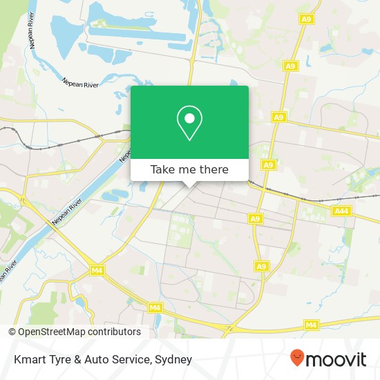 Mapa Kmart Tyre & Auto Service