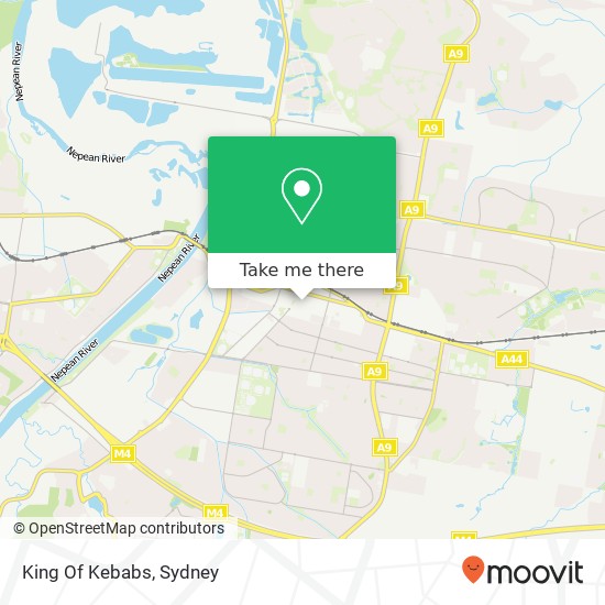 King Of Kebabs map