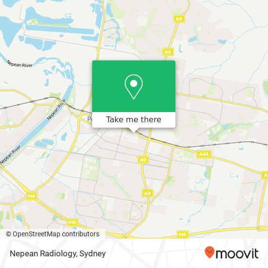 Nepean Radiology map