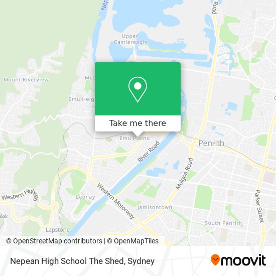 Nepean High School The Shed map