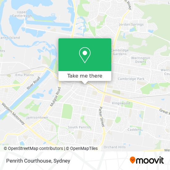 Penrith Courthouse map