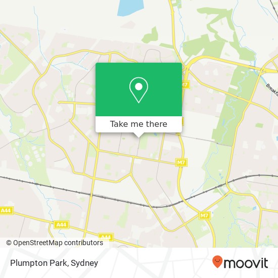 Plumpton Park map