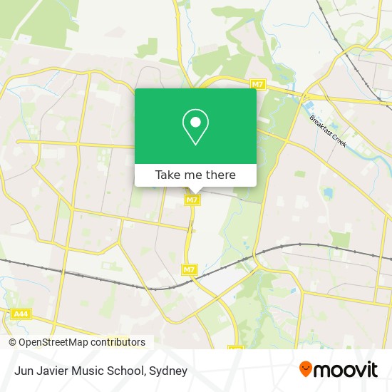 Jun Javier Music School map