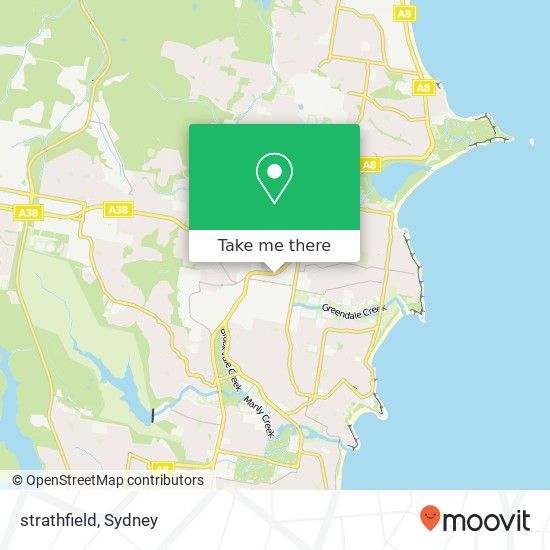 strathfield map