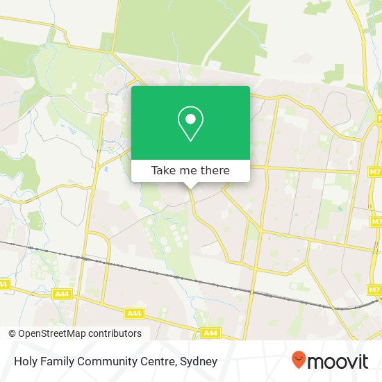 Mapa Holy Family Community Centre