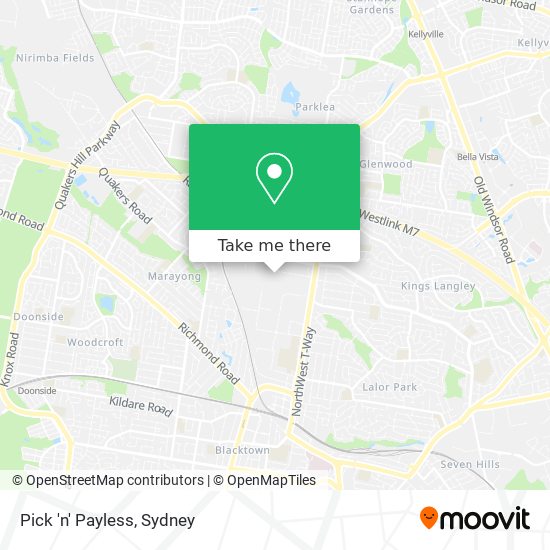 Pick 'n' Payless map