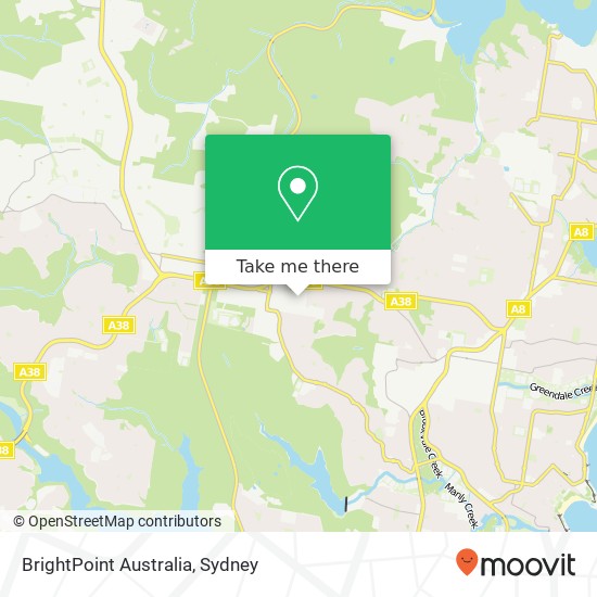 Mapa BrightPoint Australia