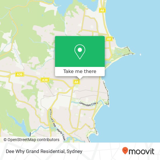 Dee Why Grand Residential map