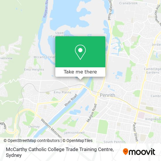 McCarthy Catholic College Trade Training Centre map