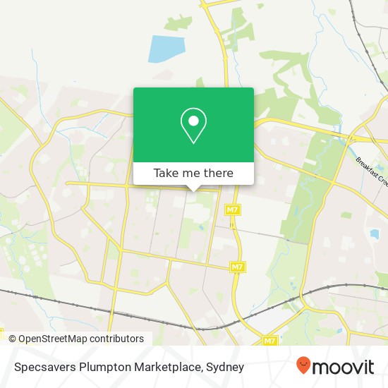 Specsavers Plumpton Marketplace map