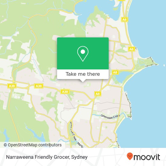 Mapa Narraweena Friendly Grocer