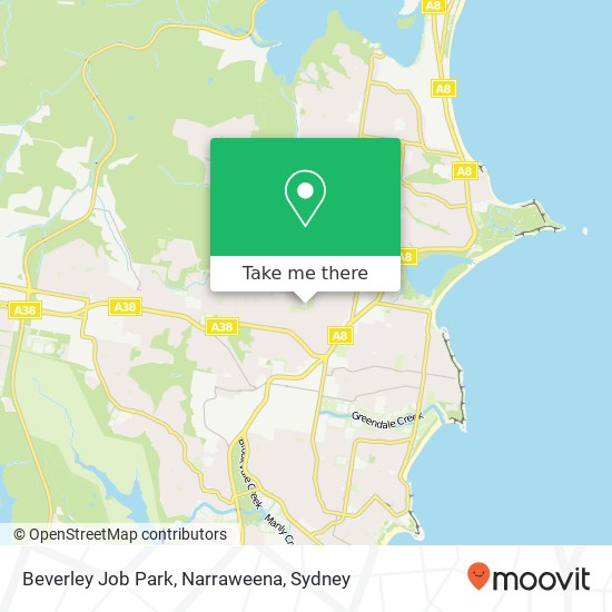 Beverley Job Park, Narraweena map