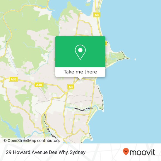 29 Howard Avenue Dee Why map