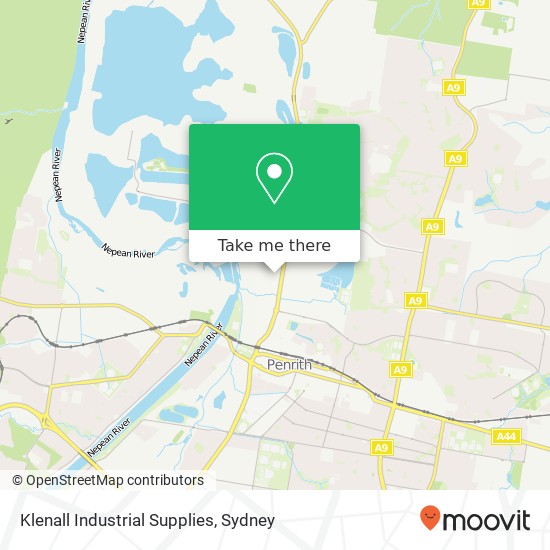 Mapa Klenall Industrial Supplies