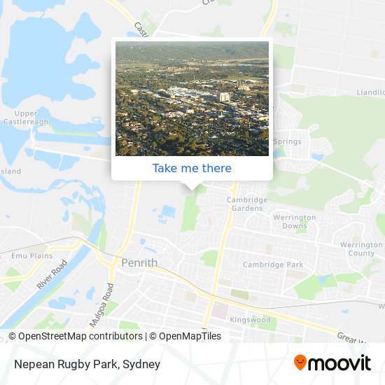 Nepean Rugby Park map