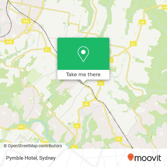 Pymble Hotel map