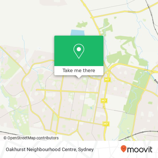 Oakhurst Neighbourhood Centre map