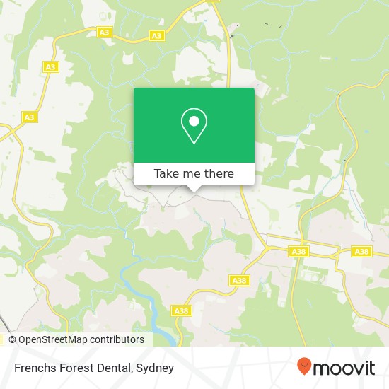 Frenchs Forest Dental map