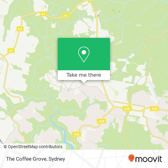 The Coffee Grove map