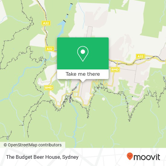 The Budget Beer House map