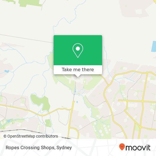 Ropes Crossing Shops map