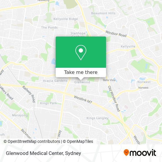 Mapa Glenwood Medical Center