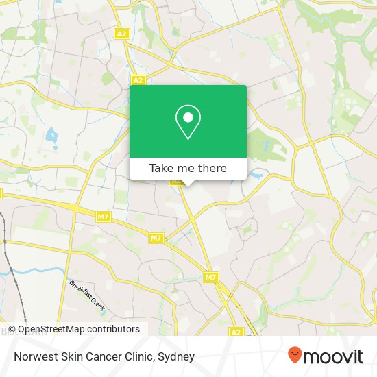 Norwest Skin Cancer Clinic map