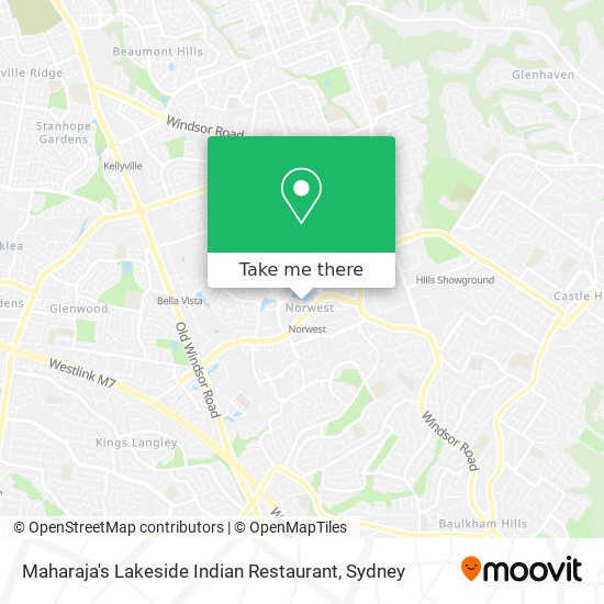 Mapa Maharaja's Lakeside Indian Restaurant