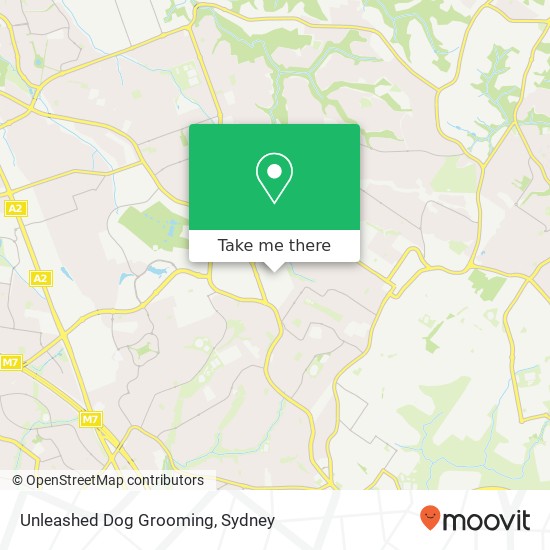 Unleashed Dog Grooming map
