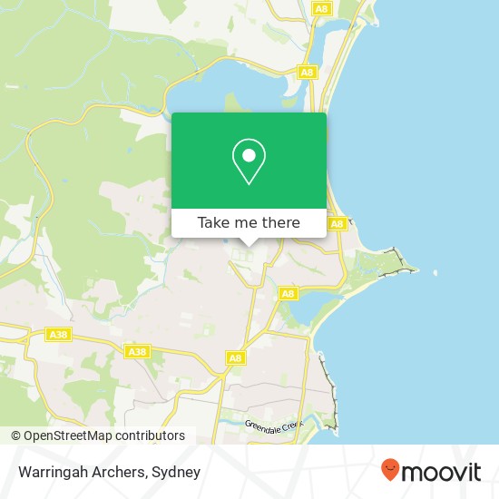 Mapa Warringah Archers