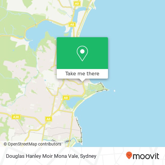 Douglas Hanley Moir Mona Vale map