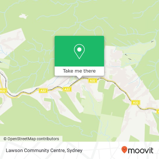 Lawson Community Centre map