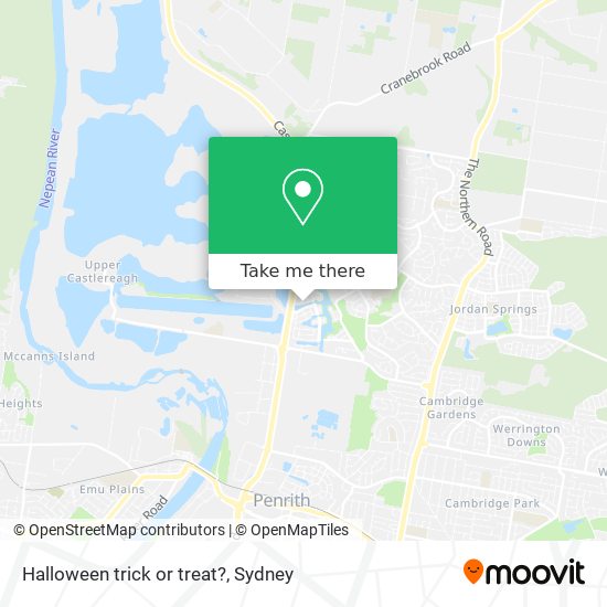 Halloween trick or treat? map