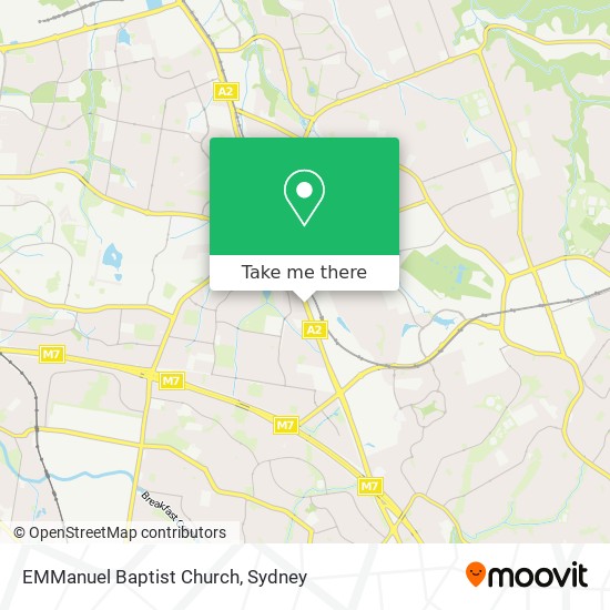 Mapa EMManuel Baptist Church