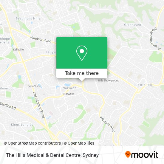 The Hills Medical & Dental Centre map