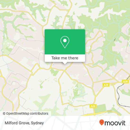 Milford Grove map