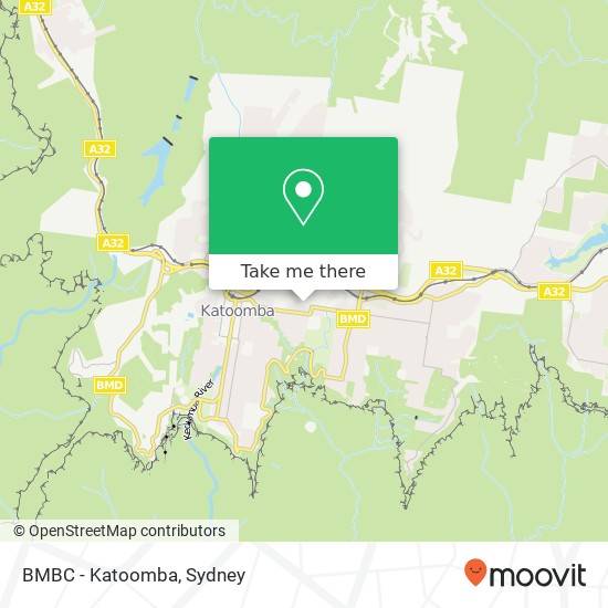 BMBC - Katoomba map