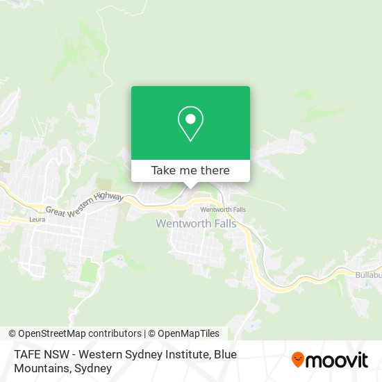 TAFE NSW - Western Sydney Institute, Blue Mountains map