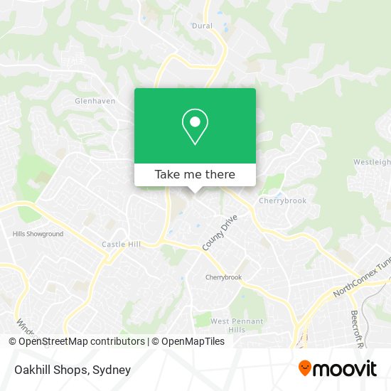 Oakhill Shops map