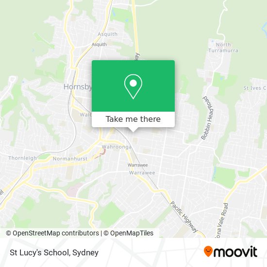 St Lucy's School map