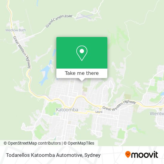 Todarellos Katoomba Automotive map