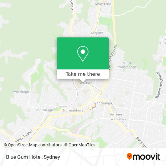 Blue Gum Hotel map