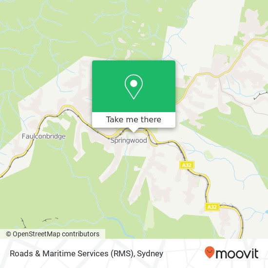 Roads & Maritime Services (RMS) map