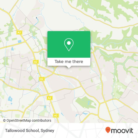 Mapa Tallowood School