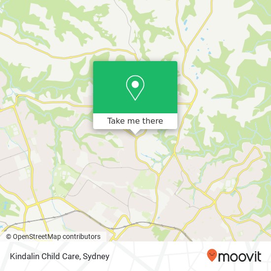 Mapa Kindalin Child Care